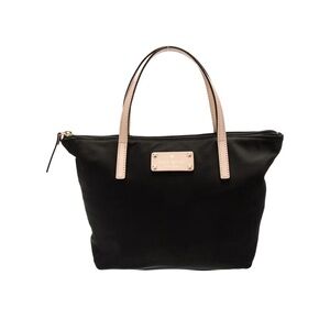 KATE SPADE NEW YORK
Nylon Leather Trim Handle Bag
